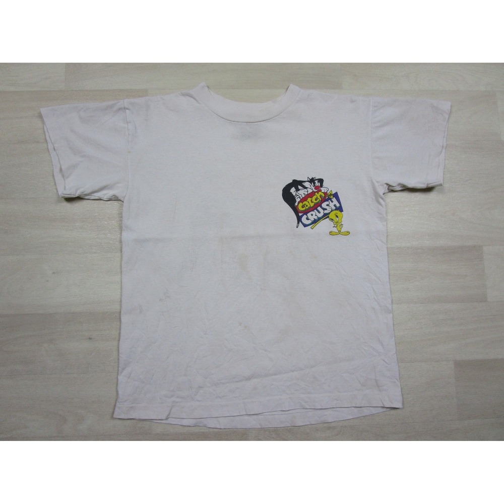 Vintage 90s Looney Tunes x Crush Soda T-Shirt Youth (XL) Sylvester Tweety 1995